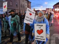 Demonstration von Gegner der Corona-Massnahmen in Reutlingen