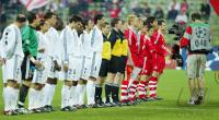 Fussball; Mannschaftsaufstellungen FCB - Real