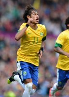 FUSSBALL Olympia 2012 Maenner: Brasilien - Weissrussland