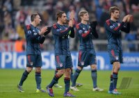 Fussball CHL  Saison 2013/2014: ENTTAEUSCHUNG FC Bayern Muenchen