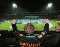 FUSSBALL  DFB Pokal Halbfinale; JUBEL  FAN  SV Werder Bremen
