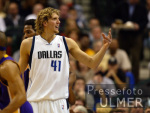 Basketball NBA  Mavericks  vs. Lakers  Dirk Nowitzki  (D)