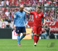 Fussball 1. Bundesliga Saison 14/15: FC Bayern Muenchen -  FC Augsburg