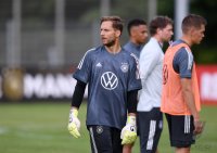 Fussball Training Deutsche Nationalmannschaft in Stuttgart