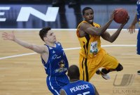 Basketball 1. Bundesliga 2012/2013:  Walter Tigers Tuebingen - Fraport Skyliners Frankfurt