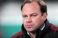 Fussball DFB Pokal, Saison 2011/2012, Viertelfinale: Sportdirektor Christian Nerlinger (FC Bayern Muenchen)