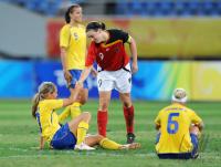 FUSSBALL  Olympia 2008   Viertelfinale  Frauen   Schweden - Deutschland