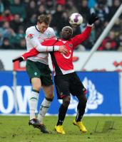 FUSSBALL, 1. BUNDESLIGA, 22. Spieltag: Hannover - Bremen