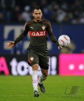 Fussball: 1. Bundesliga Saison 2010/2011: Stuttgart, GEBHARDT Einzelaktion