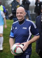 FIFA Praesident Gianni Infantino (Schweiz) erster Tag im Home of Fifa