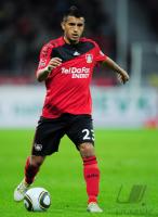 FUSSBALL, 1. BUNDESLIGA, 24. Spieltag: Leverkusen, VIDAL Einzelaktion