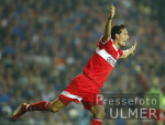 FUSSBALL CHL  Glasgow Rangers  -  VfB Stuttgart JUBEL VfB