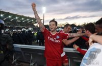 Fussball, 1. Bundesliga  Saison 2014/2015 Relegation: JUBEL Hamburger SV