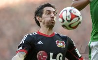 Fussball, 1. Bundesliga  Saison 2014/2015: Werder Bremen - Bayer 04 Leverkusen