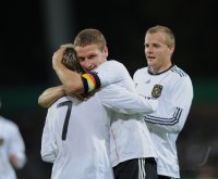 Fussball International  U 20 Laenderspiel:  JUBEL  Deutschland