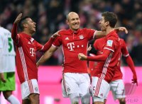 Fussball 1. Bundesliga Saison 16/17: FC Bayern Muenchen - VfL Wolfsburg