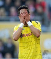 1. Fussball Bundesliga: Enttaeuschung Lucas Barrios (Borussia Dortmund)