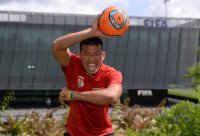 Beachsoccer Nationalteam von Tahiti besucht die FIFA