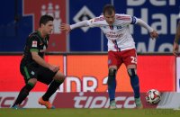 Fussball, 1. Bundesliga  Saison 2014/2015: Hamburger SV - SV Werder Bremen