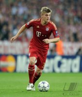 Fussball CHL  Saison 2011/2012:  Toni Kroos (FC Bayern Muenchen)