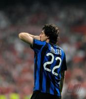 Fussball Champions League Finale: JUBEL Diego Milito (Inter)