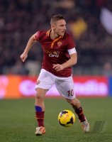 FUSSBALL Coppa Italia  2013/2014: Francesco Totti (AS Rom)