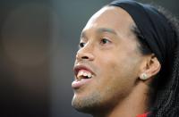 FUSSBALL INTERNATIONAL: AC Mailand - Lazio Rom, RONALDINHO