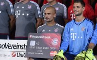 Fussball 1. Bundesliga 2015/2016: Fototermin beim FC Bayern Muenchen