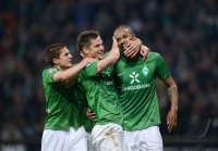 Fussball 1. Bundesliga  Saison 11/12:  SV Werder Bremen - Borussia Moenchengladbach
