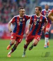 Fussball 1. Bundesliga Saison 14/15: FC Bayern Muenchen - TSG 1899 Hoffenheim