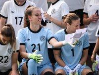 Fussball International Euro 2025,
Mannschaftsfoto Deutsche Frauen Nationalmannschaft