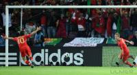 FUSSBALL EURO 2008: Portugal - Tuerkei  Tor zum 2-0
