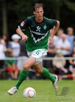 Fussball 1. Bundesliga, Saison 2010/2011, SV Werder Bremen, BOROWSKI Einzelaktion