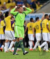 FUSSBALL WM 2014, Achtelfinale: Kolumbien - Uruguay