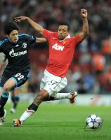 Fussball CHL  Saison 2010/2011:  Nani  (Manchester United FC)