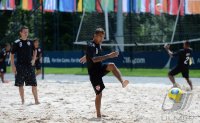 Training Beachsoccer Nationalteam von Tahiti