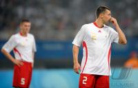 FUSSBALL  Olympia 2008   Halbfinale  Maenner   Nigeria - Belgien