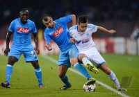 FUSSBALL  CHL  Saison 2013/2014: SSC Neapel - Olympique Marseille