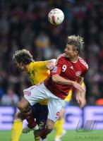Fussball WM  2010  Qualifikation:  Daenemark - Schweden