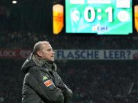 Fussball 1. Bundesliga: Bremen - Wolfsburg