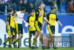 Fussball 1. Bundesliga: Hamburger SV - Dortmund, BVB enttaeuscht