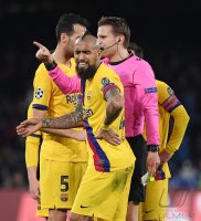 Fussball CHL 19/20 Achtelfinale: SSC Neapel - FC Barcelona