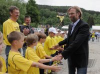 FUSBALL  Meistertrainer Klopp  (BVB Dortmund)  beim Empfang im Heimatort  Glatten