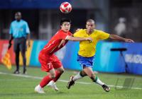 FUSSBALL  Olympia 2008   Vorrunde  Maenner   China - Brasilien