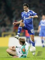 Fussball, 1. Bundesliga: Bremen - Schalke