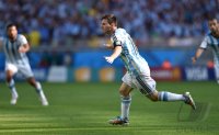 FUSSBALL WM 2014, Gruppenphase: JUBEL Lionel Messi (Argentinien)