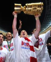 Fussball: DFB Pokal Finale: JUBEL Bastian Schweinsteiger (FCB)