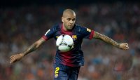 FUSSBALL Primera Division/Super Cup 2012: Daniel Alves (Barca)