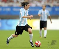 FUSSBALL  Olympia 2008  Peking  Vorrunde Argentinien - Australien