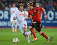 Fussball 1. Bundesliga, Saison 2012/2013:  FC Augsburg - Bayer 04 Leverkusen